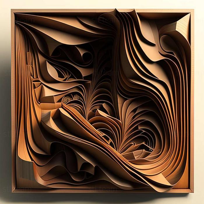 3D model abstract art (STL)